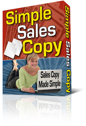 Product picture Simple Sales Copy - With Master Resell Rights -  Instantly Generate Cash-Producing Sales Copy