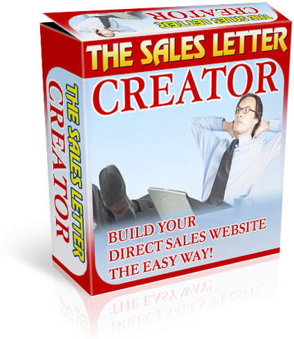 Product picture Sales Letter Creator- Format Sales Letter and Build Websites