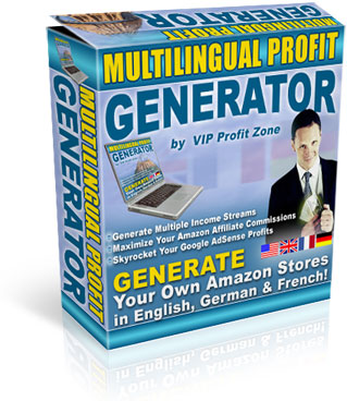 Product picture Multilingual Profit Generator - Generate Own SEO Amazon Stores in English, French & German