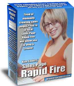 Product picture Sales Page Rapid Fire - Creating Professional-Quality Sales Pages Without HTML And Formatting Headaches