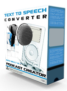 Product picture Text To Speech Converter - With Master Resell Rights - Turn Any Text Into An Audio File